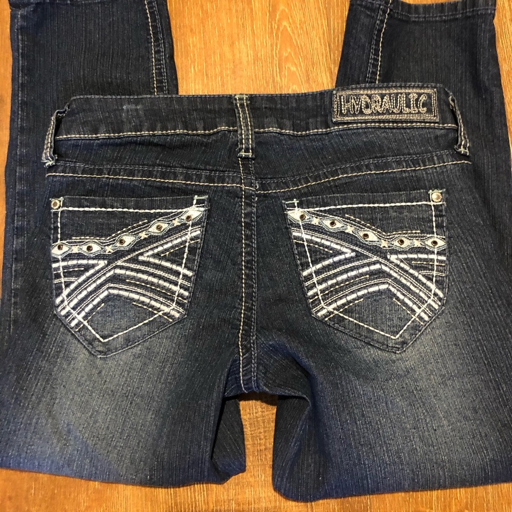 Hydraulic Jeans Capris